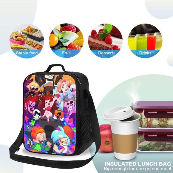 3 Pc. Anime Backpack, Lunch Bag and Pencil Case - UNISEX - BRAND NEW - Picture 11 of 11